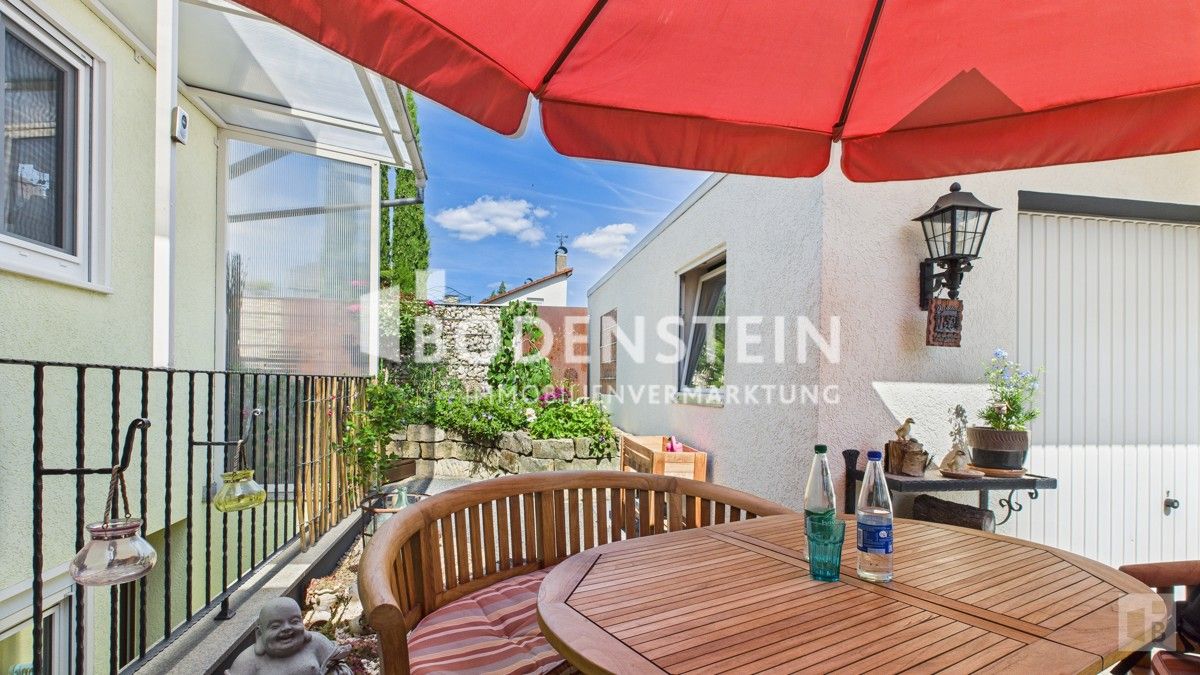 Sitzecke im Innenhof