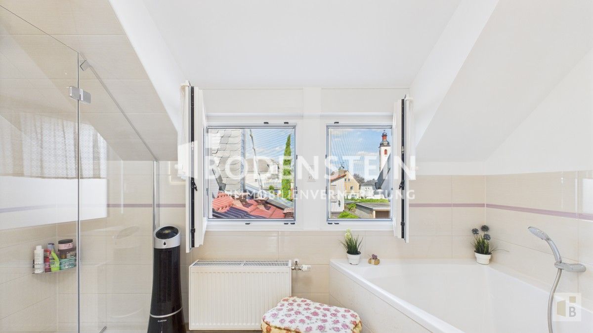 Blick aus dem Badezimmer