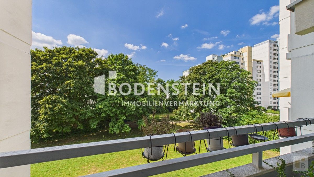Blick vom Balkon