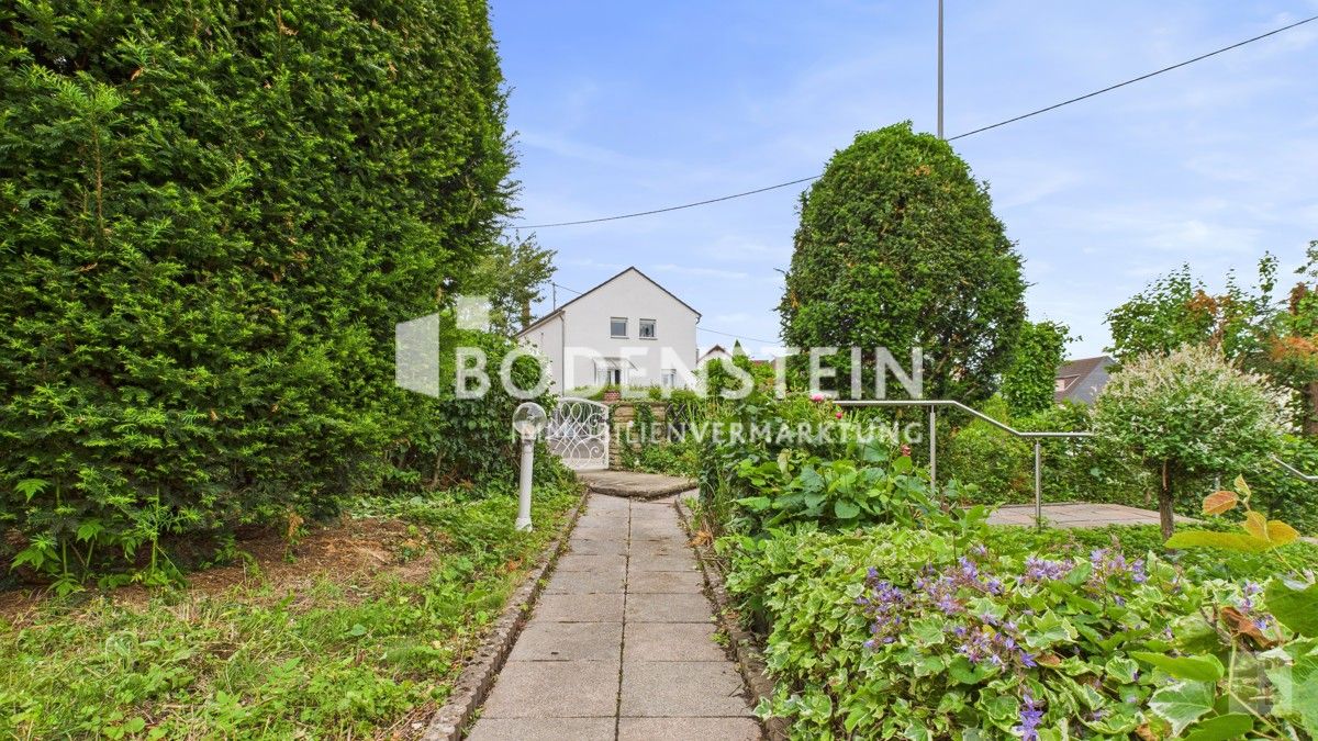 Zuweg zum Haus von oben