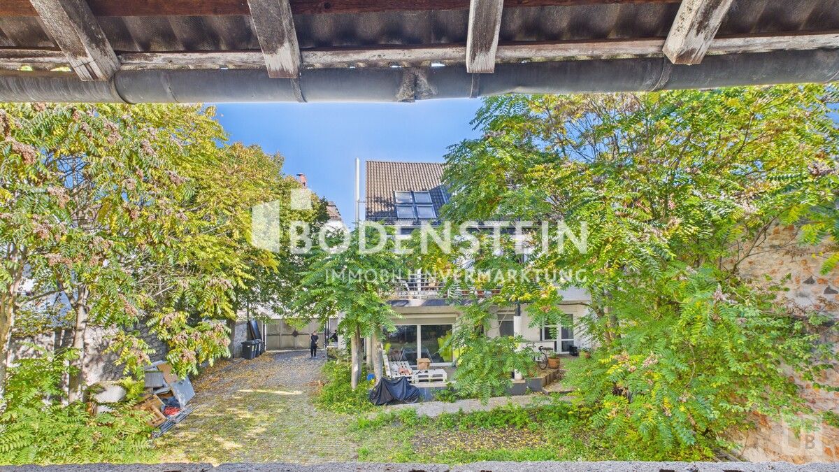 Blick vom Hinterhaus auf das Vorderhaus